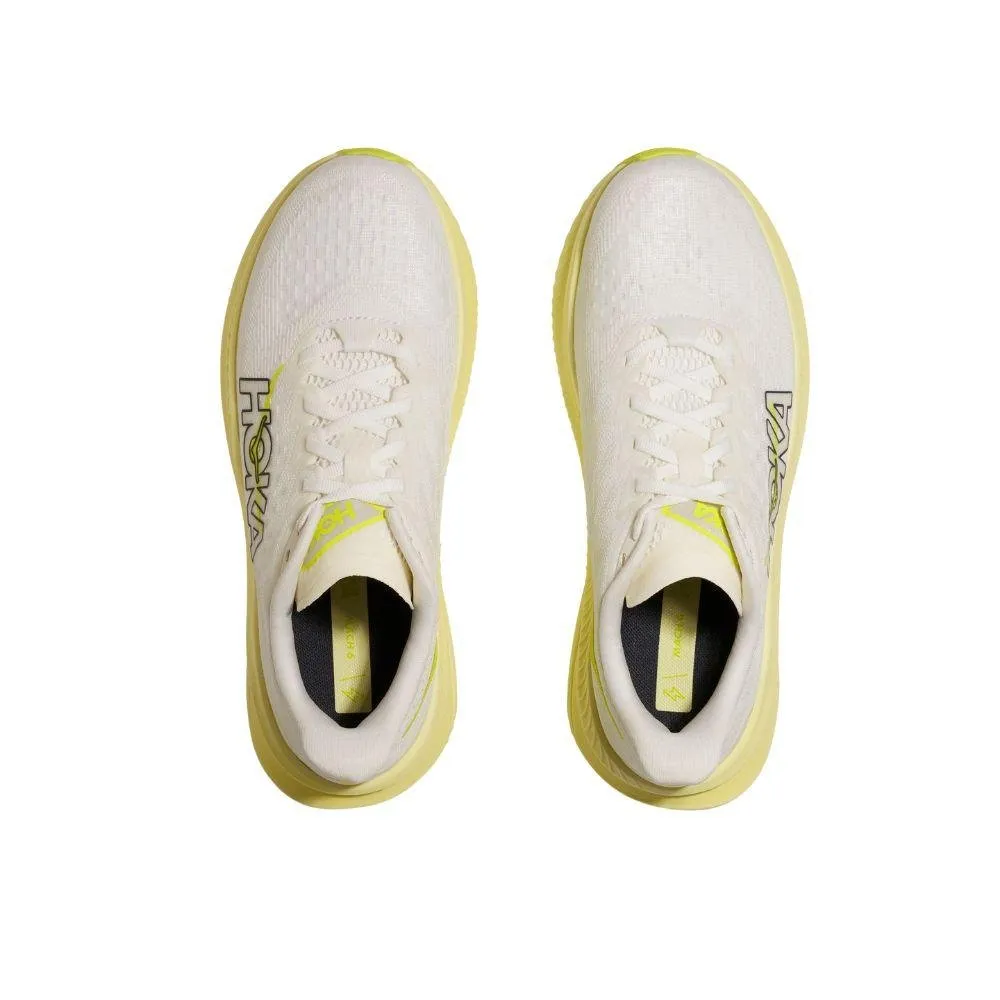 HOKA MACH 6 ????????????????????? Outsole cradle secures the foot during direction changes synthetic leather
