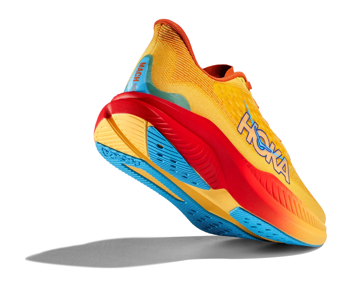 Heel design minimizes rolling and overcorrection HOKA-MACH 6 WIDE Women