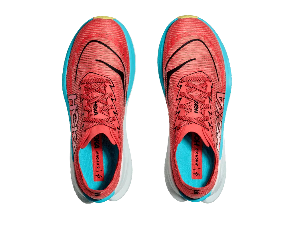 solid - color running shoes HOKA-MACH X 2 WIDE Men