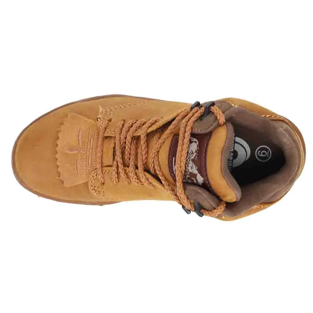 All Terrain Support Horseshoe Kiltie Round Toe Hiking Boots