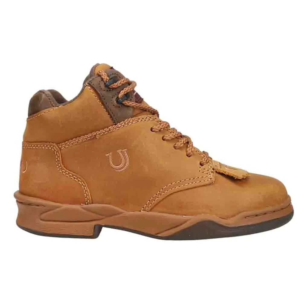 Outdoor Stability Horseshoe Kiltie Round Toe Hiking Boots