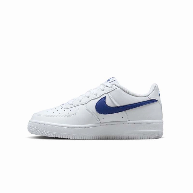 Kid's Air Force 1 'White Hyper Royal' Orthotic Friendly Design Sneakers Casual Design