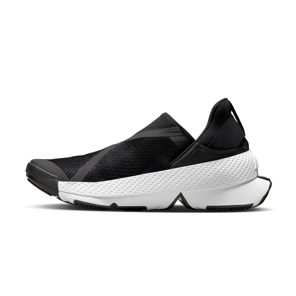 Go Fly Ease 'Black White' Durable Outsole Construction CushionedMidsole