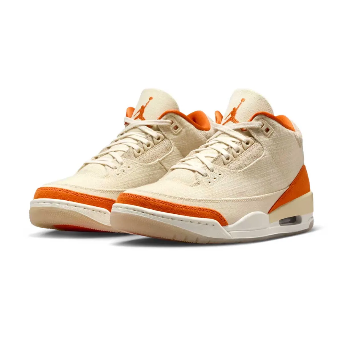 Wmns Air Jordan 3 Retro 'Starfish' Team Gear Precision Stitching