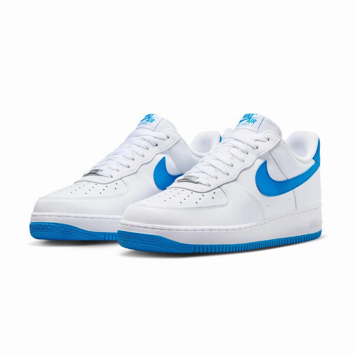 Air Force 1 '07 'White Photo Blue' Sneakers Comfort Impact Diffusion