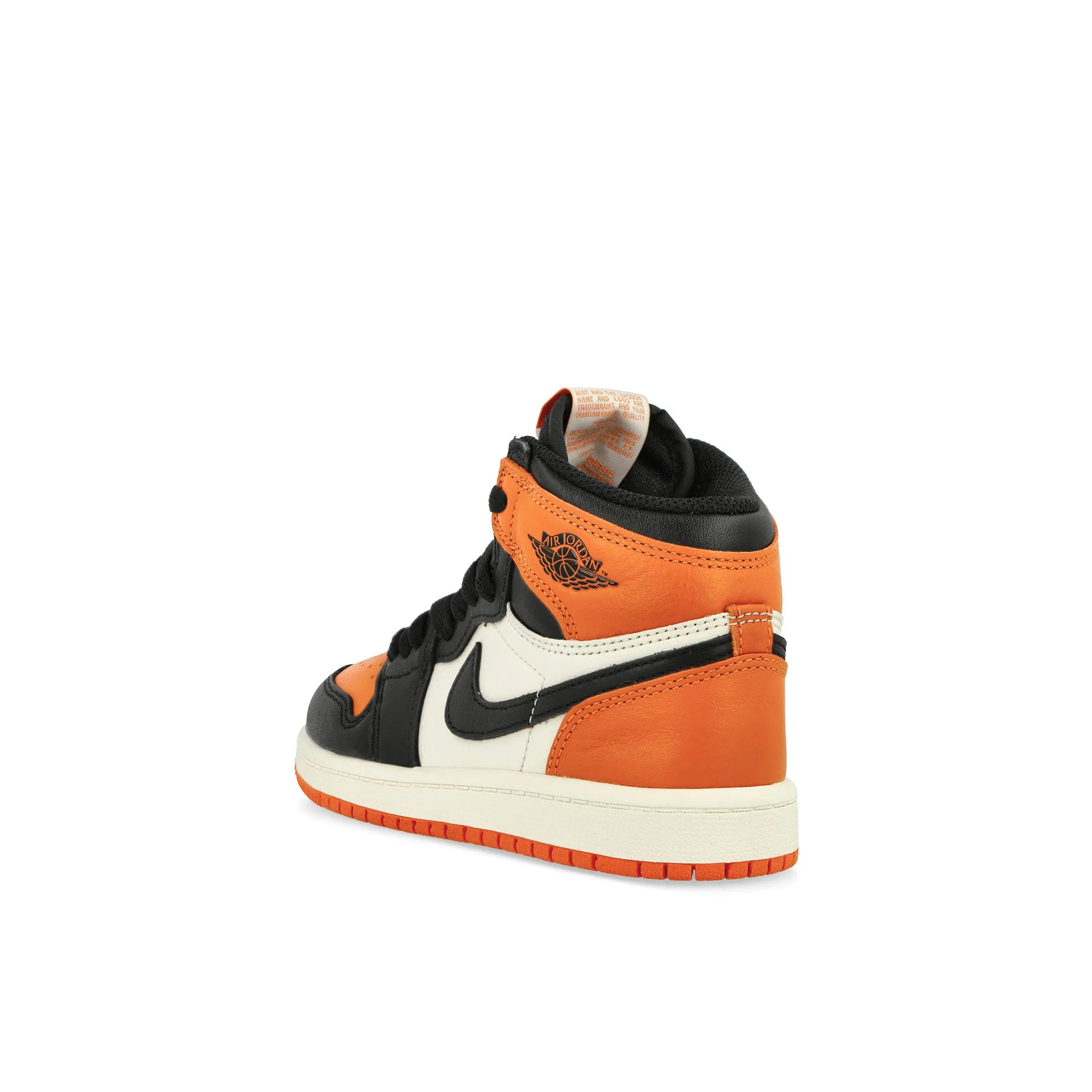 Shock Dispersing Outsole Jordan 1 Retro High OG PS Shattered Backboard