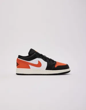 Quick lacing Airflow Channel Design Jordan Air Jordan 1 Low Grade-School