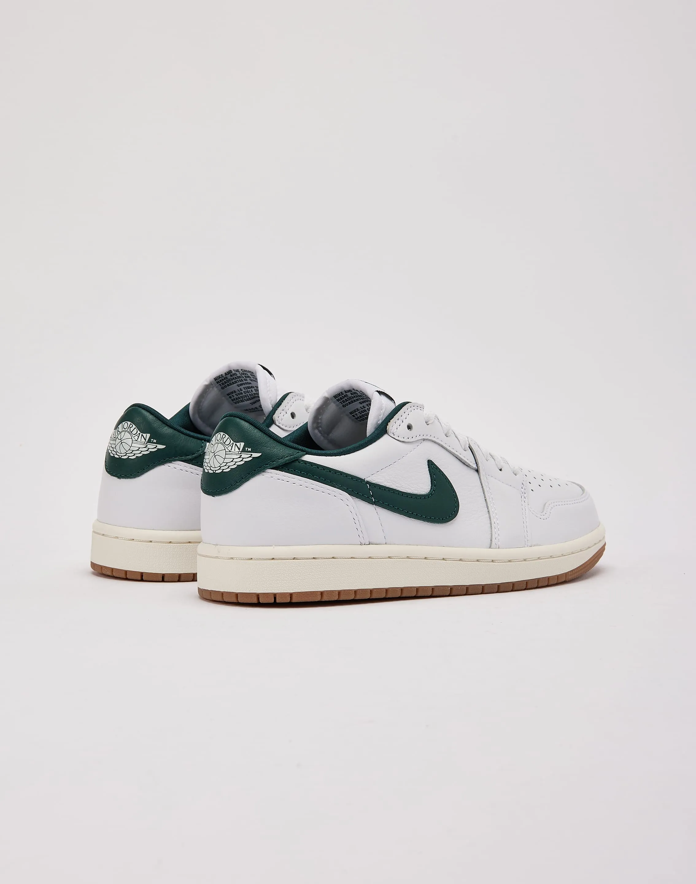 Molded Footbed Design Jordan Air Jordan 1 Retro Low OG 'Oxidized Green'