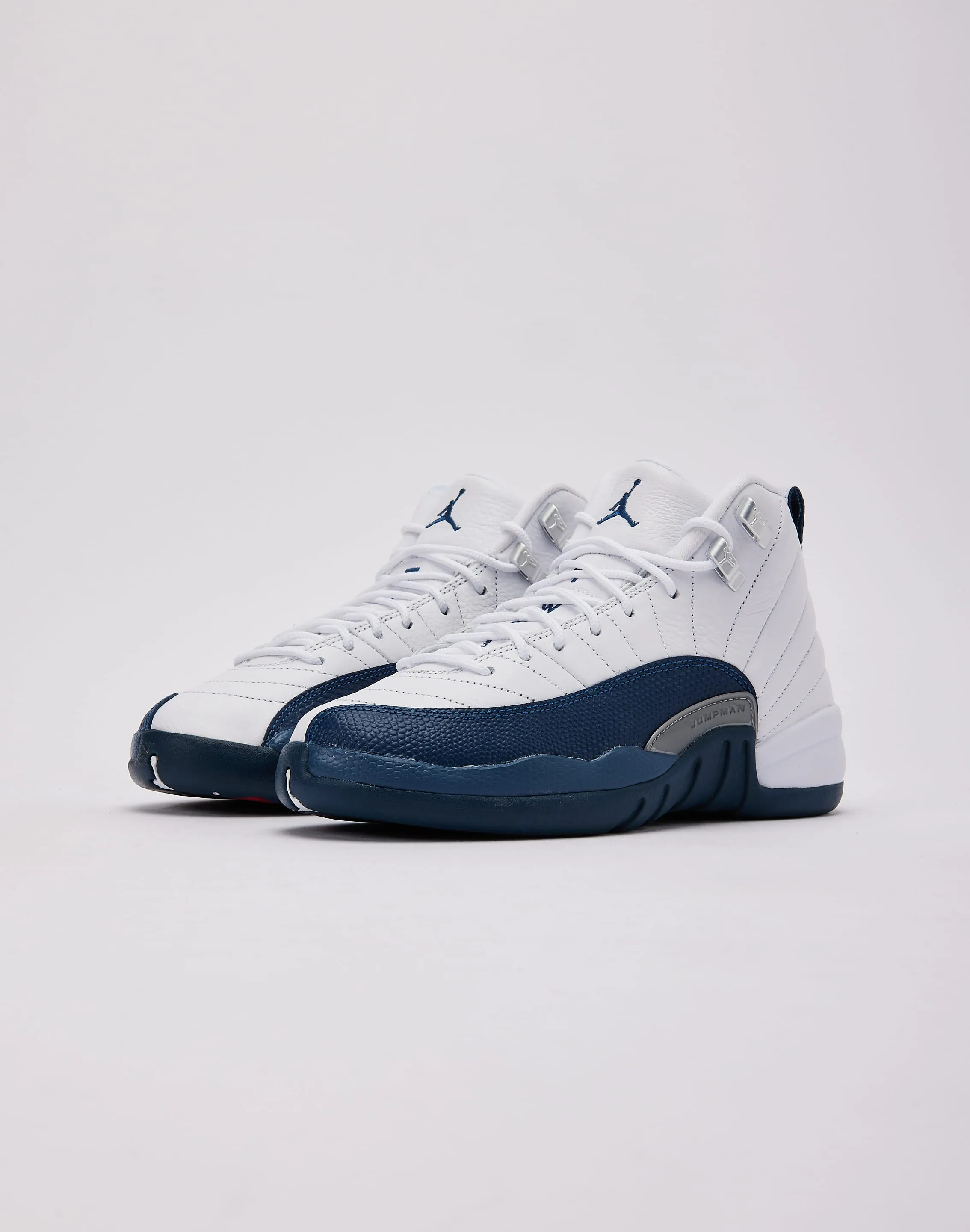Reinforced Tension Band Highquality Jordan Air Jordan 12 Retro 'French Blue and White' Grade-School