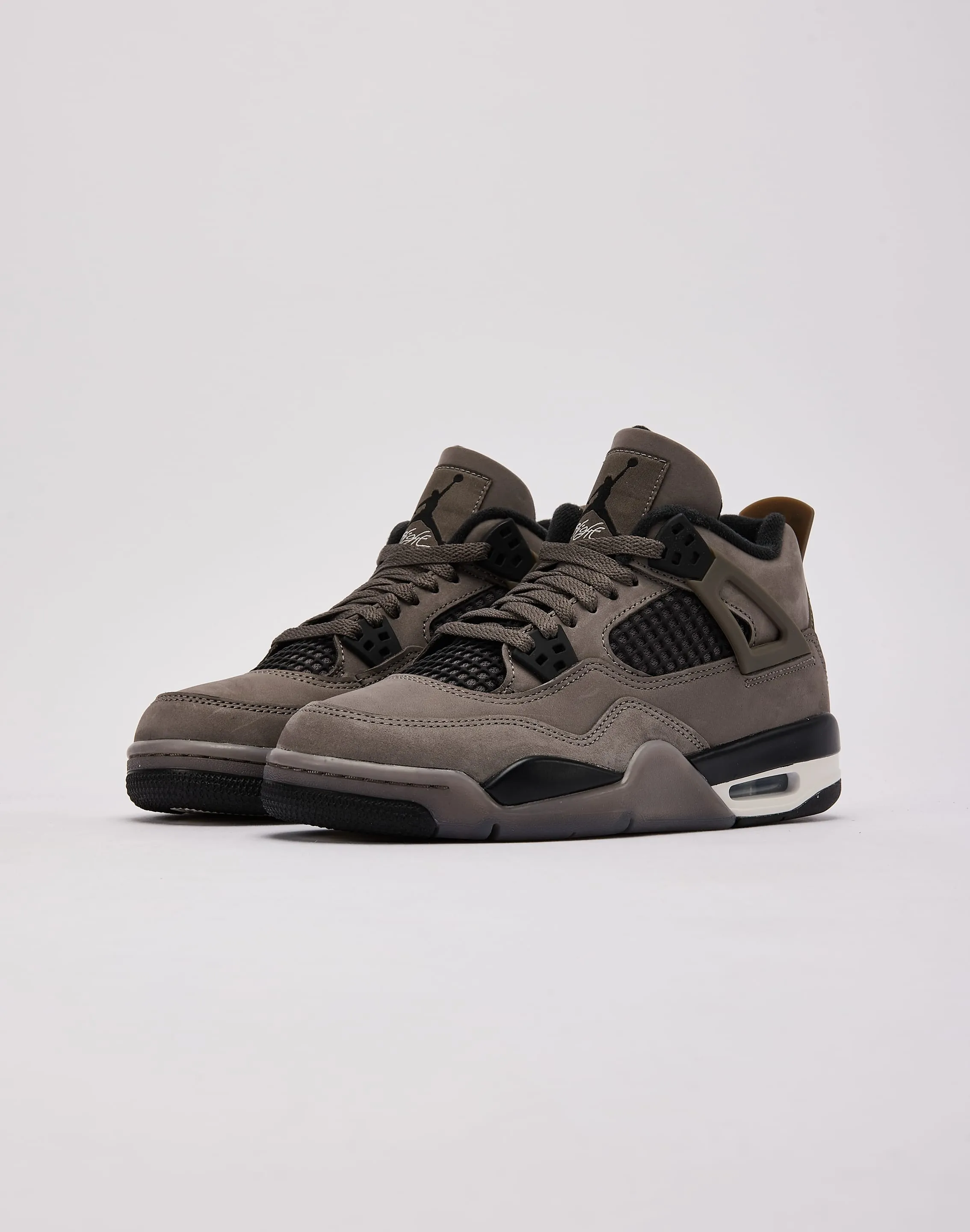Jordan Air Jordan 4 Retro 'Cave Stone' Grade-School High Top Design