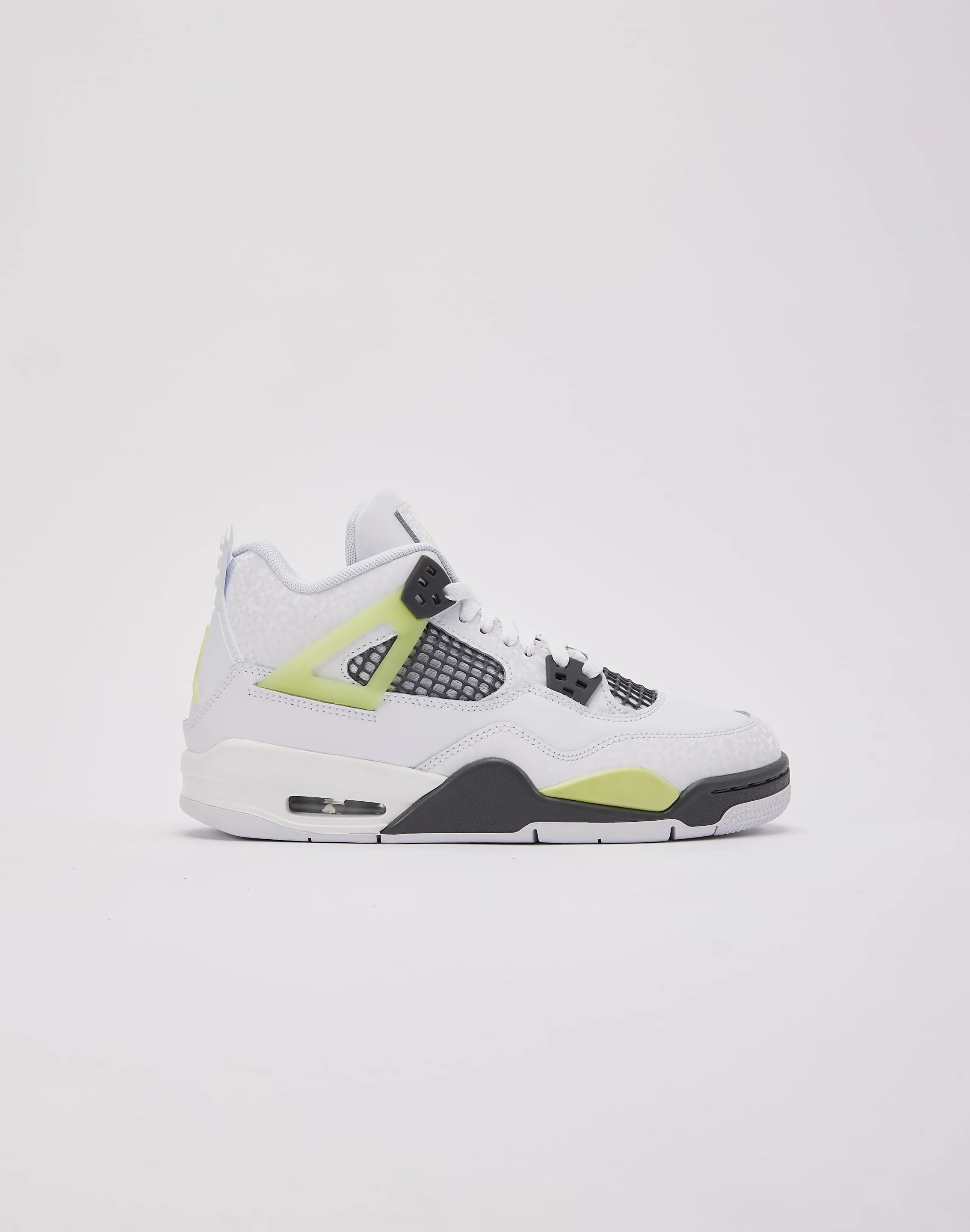 Jordan Air Jordan 4 Retro 'Light Lemon Twist' Grade-School Mid Cut Frame Pro Build