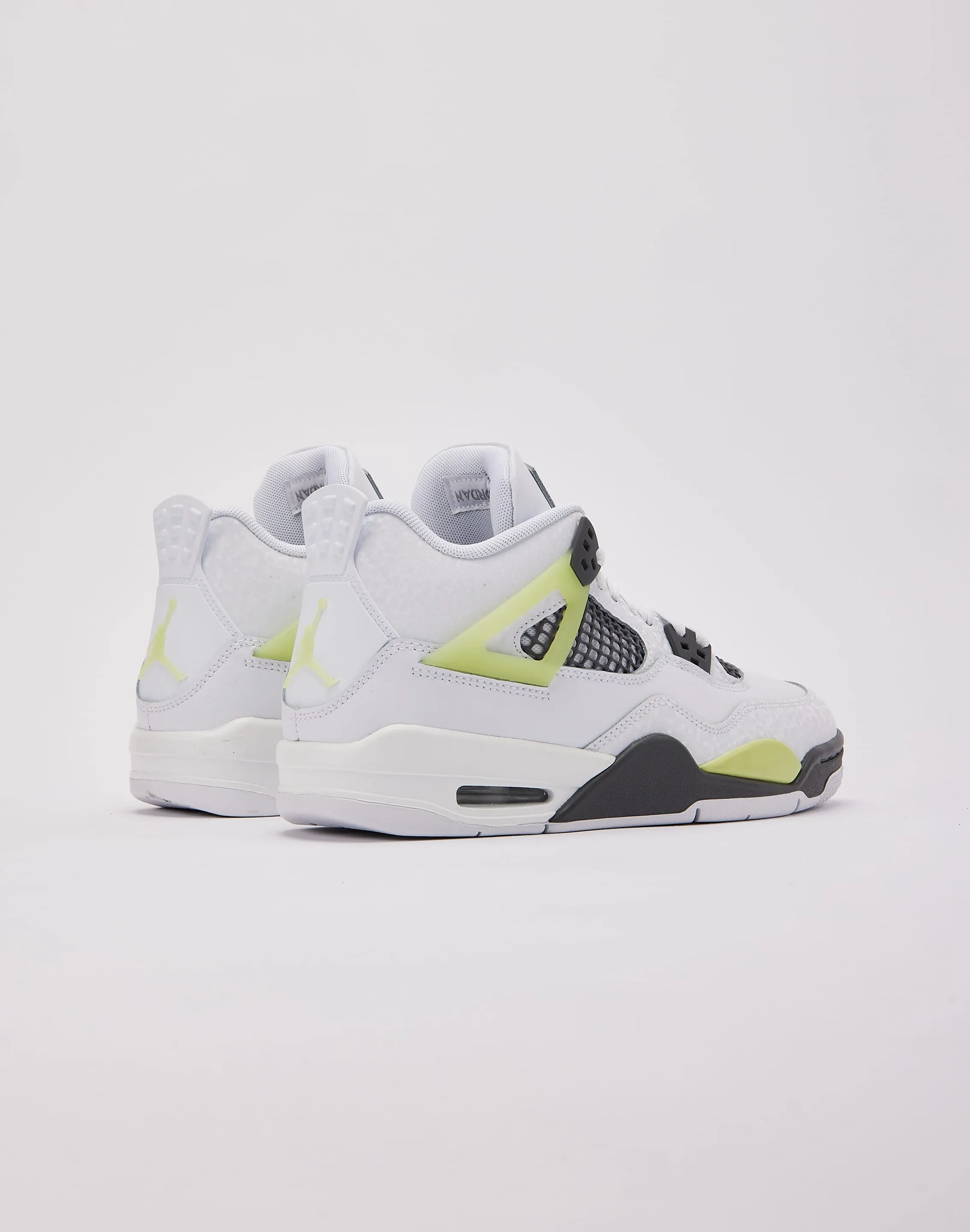 Comfortable elasticity Jordan Air Jordan 4 Retro 'Light Lemon Twist' Grade-School