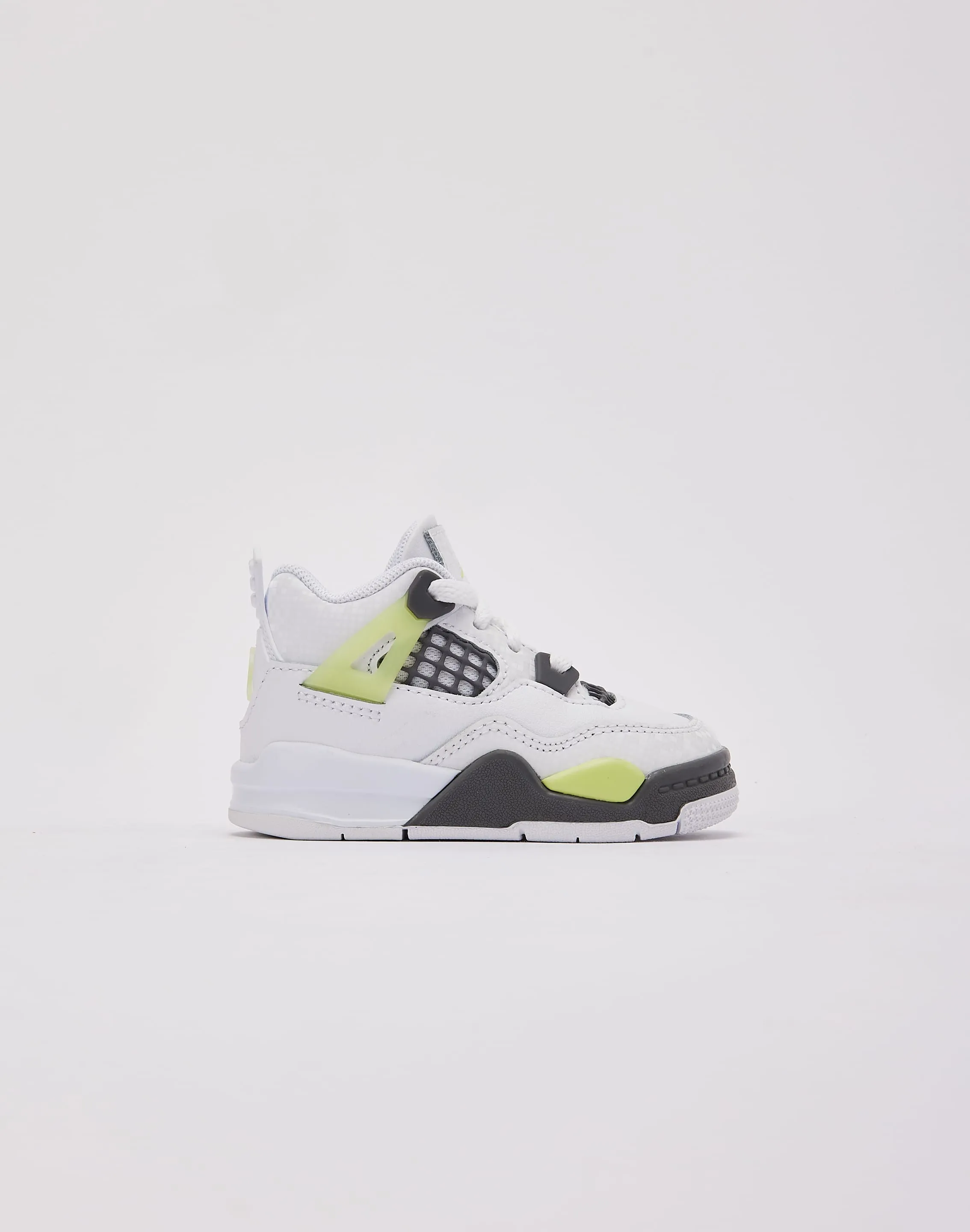 Perforated Quarter Panels Jordan Air Jordan 4 Retro 'Light Lemon Twist' Toddler