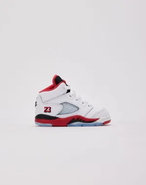 Springboard Midsole Geometry Jordan Air Jordan 5 Retro 'Fire Red Black Tongue' Toddler
