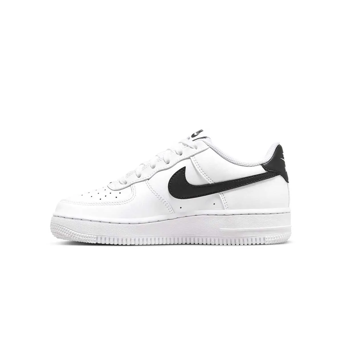 Flexible Sole Design Kids Air Force 1 'White Black'