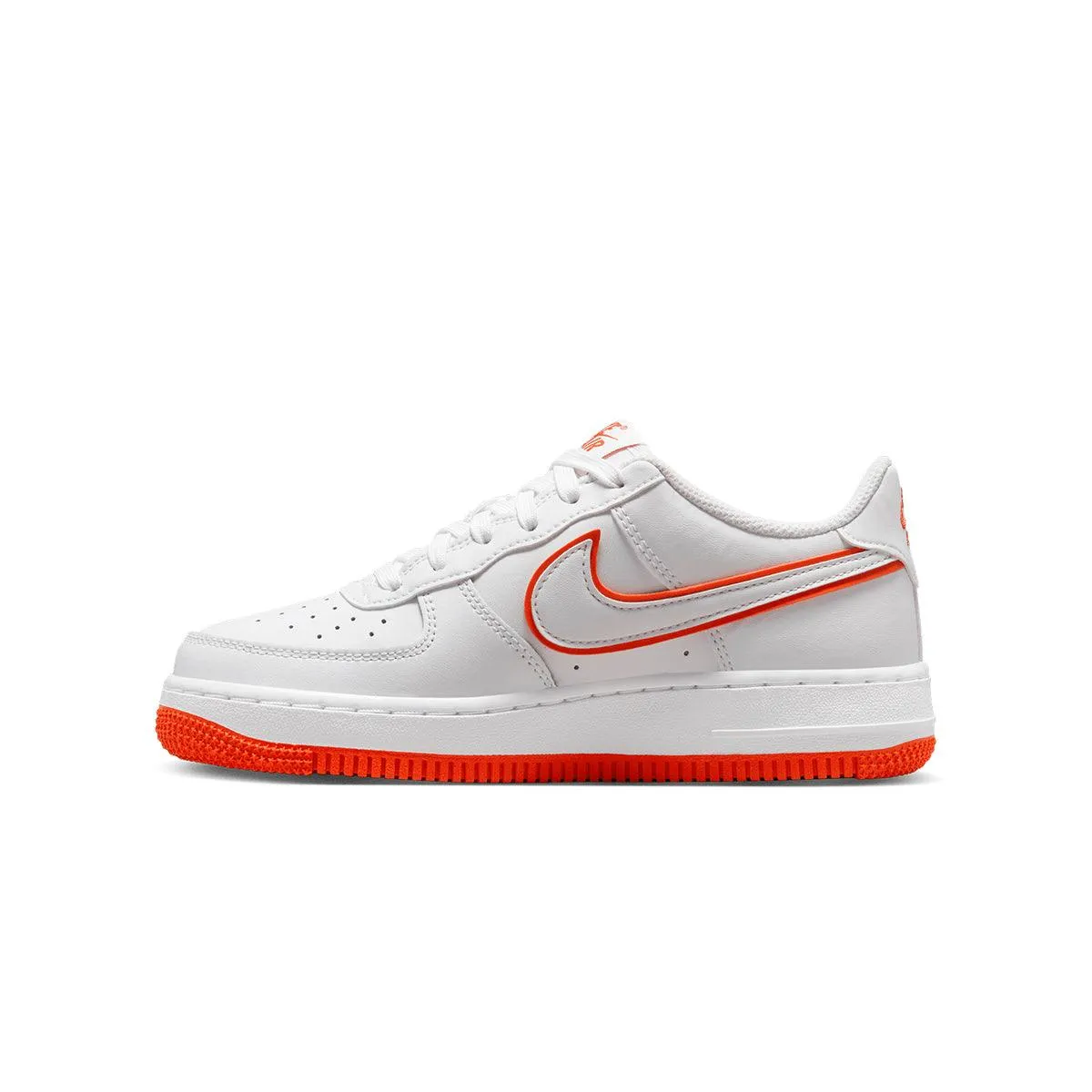 Sustainable materials Kid's Air Force 1 'White Picante Red'