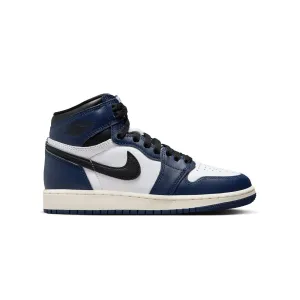 Kids Air Jordan 1 High OG 'Midnight Navy' Fast Play