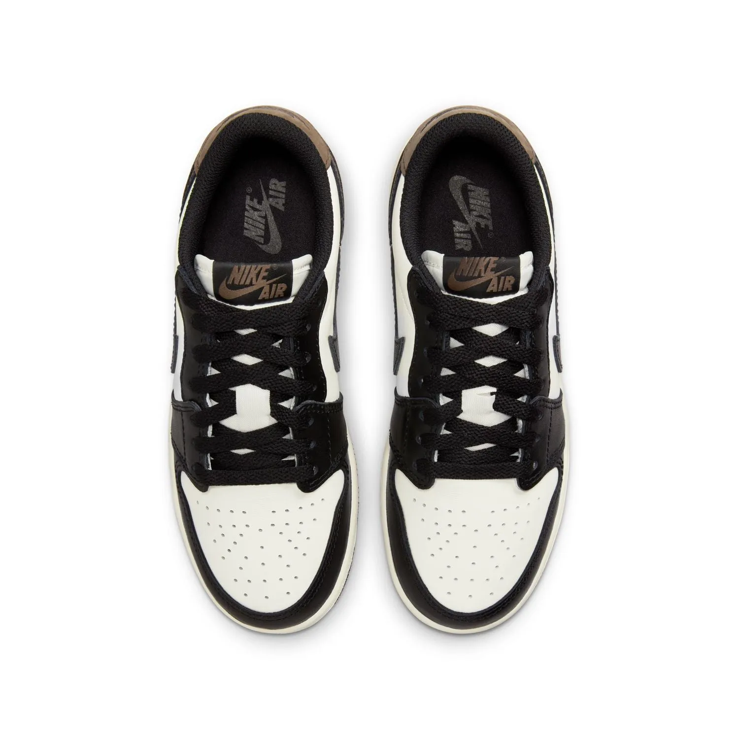 Kids Air Jordan 1 Low OG 'Mocha' Water   Resistant Zip Up