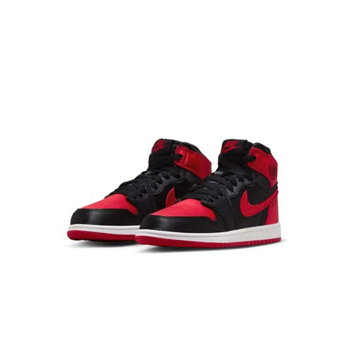 Kid's Air Jordan 1 Retro High OG 'Satin Bred' Rollbar Stability Controls Chic Tones