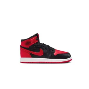 Collar Padding Odor Control Technology Kid's Air Jordan 1 Retro High OG 'Satin Bred'