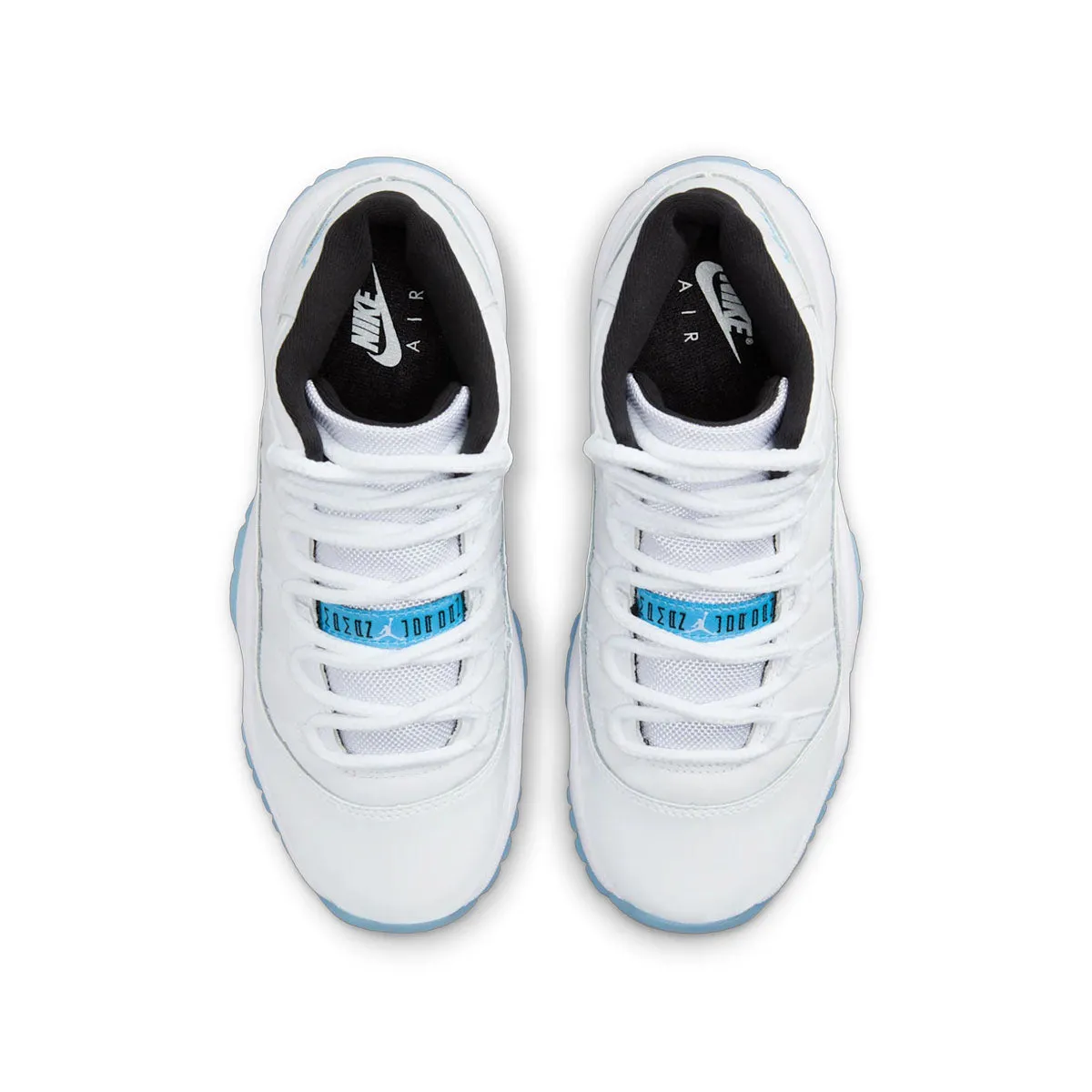 Kids Air Jordan 11 Retro 'Legend Blue' Pro Court Shoes Ventilation Channels Design