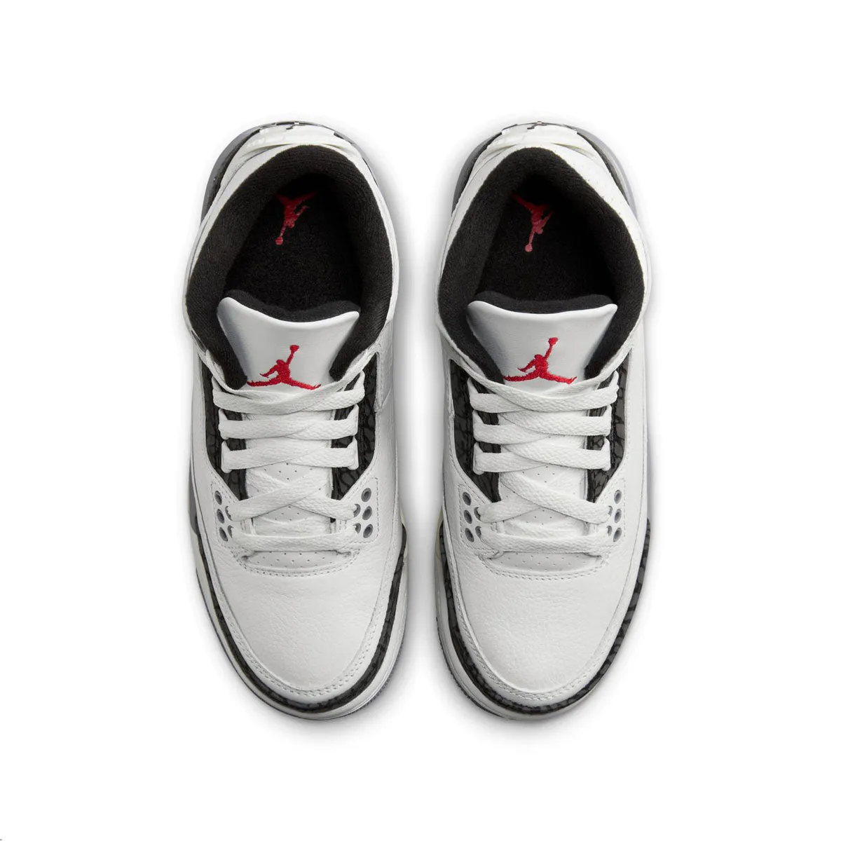 Kids Air Jordan 3 Retro 'Cement Grey' Effortless Flexibility. Torsion Control Shank