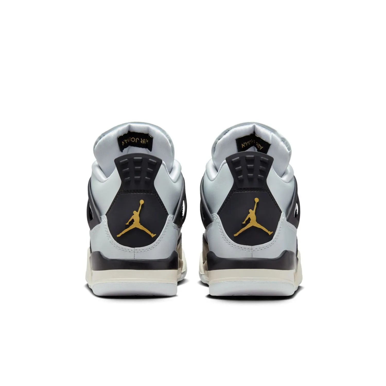 Variable Density Midsole Indoor Use Kids Air Jordan 4 'Pure Platinum'