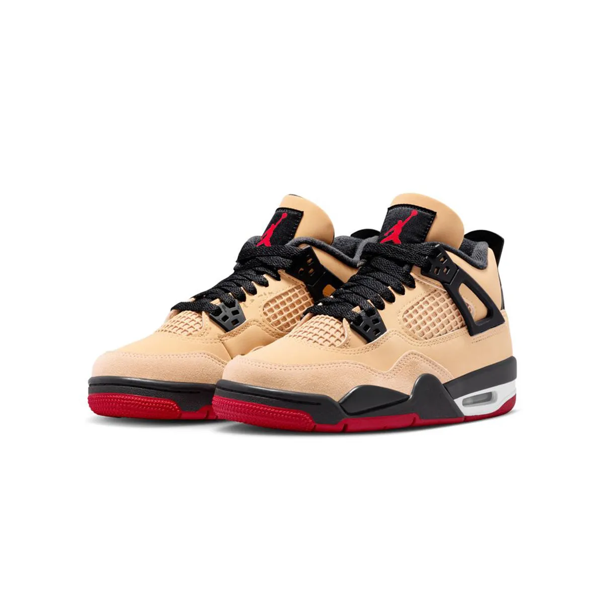 Adjustable Fit System Exclusive Look Kids Air Jordan 4 Retro 'Pizza'