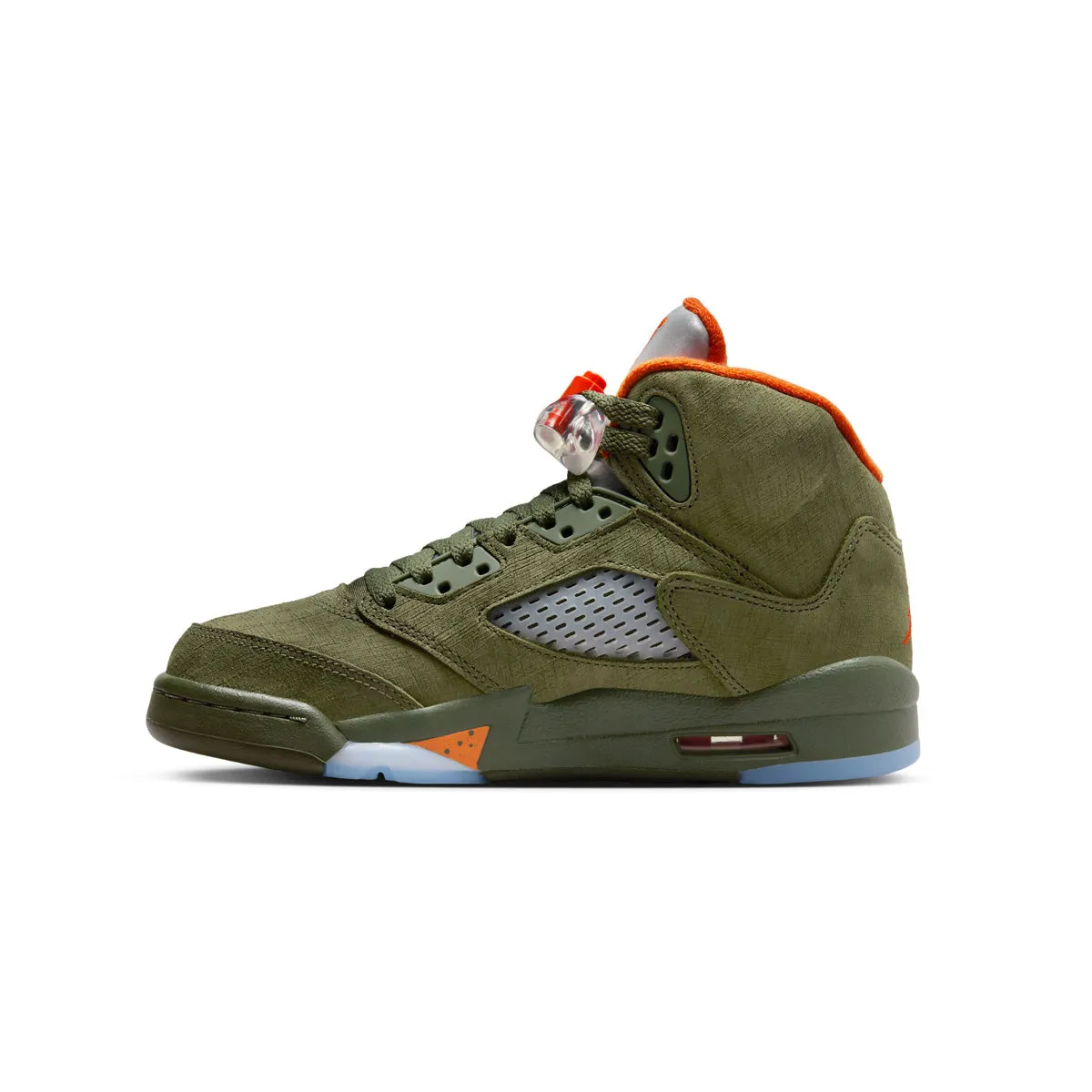 Kids Air Jordan 5 Retro 'Olive' Sneakers Lightweight Phylon Midsole