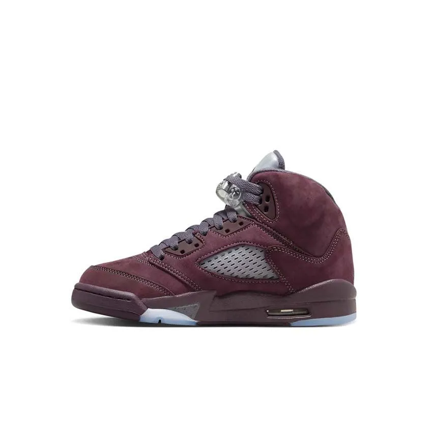 Kid's Air Jordan 5 Retro SE 'Burgundy' Flex Daily Tuned Rocker Geometry