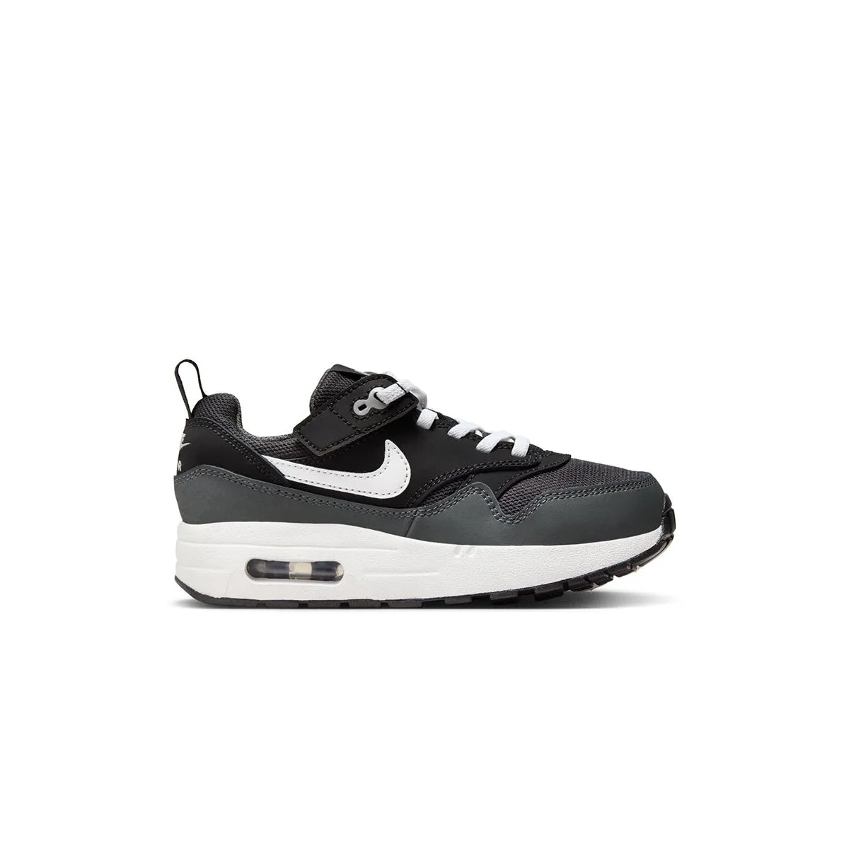 Premium Sole Breathable Airflow Design Kids Air Max 1 'Black Anthracite'