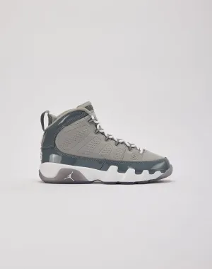 Oxygenated Midsole Design vibration damping Jordan Air Jordan 9 Retro 'Cool Grey' Grade-School