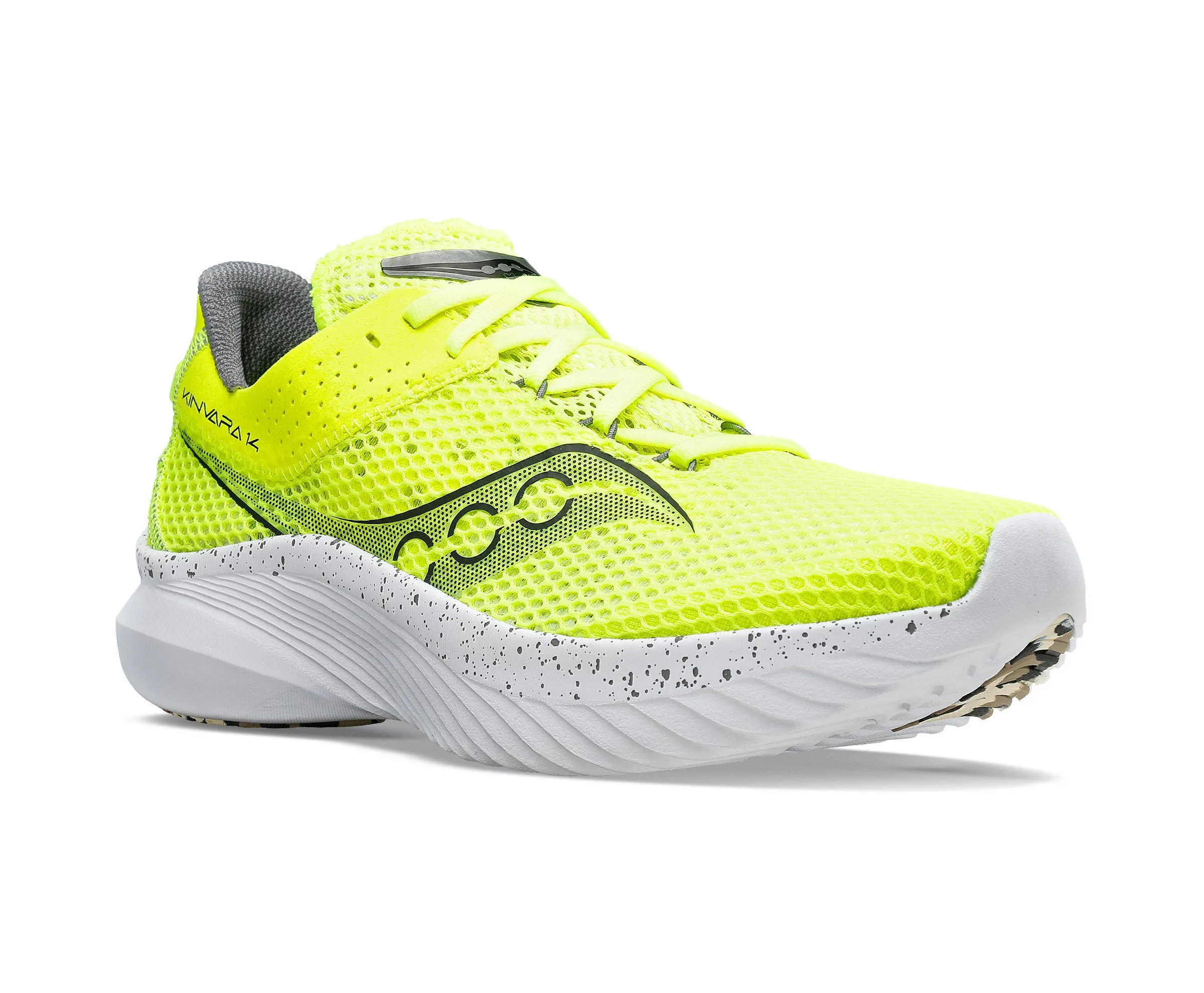 running in a ravine area shoes Kinvara 14 Running Shoes