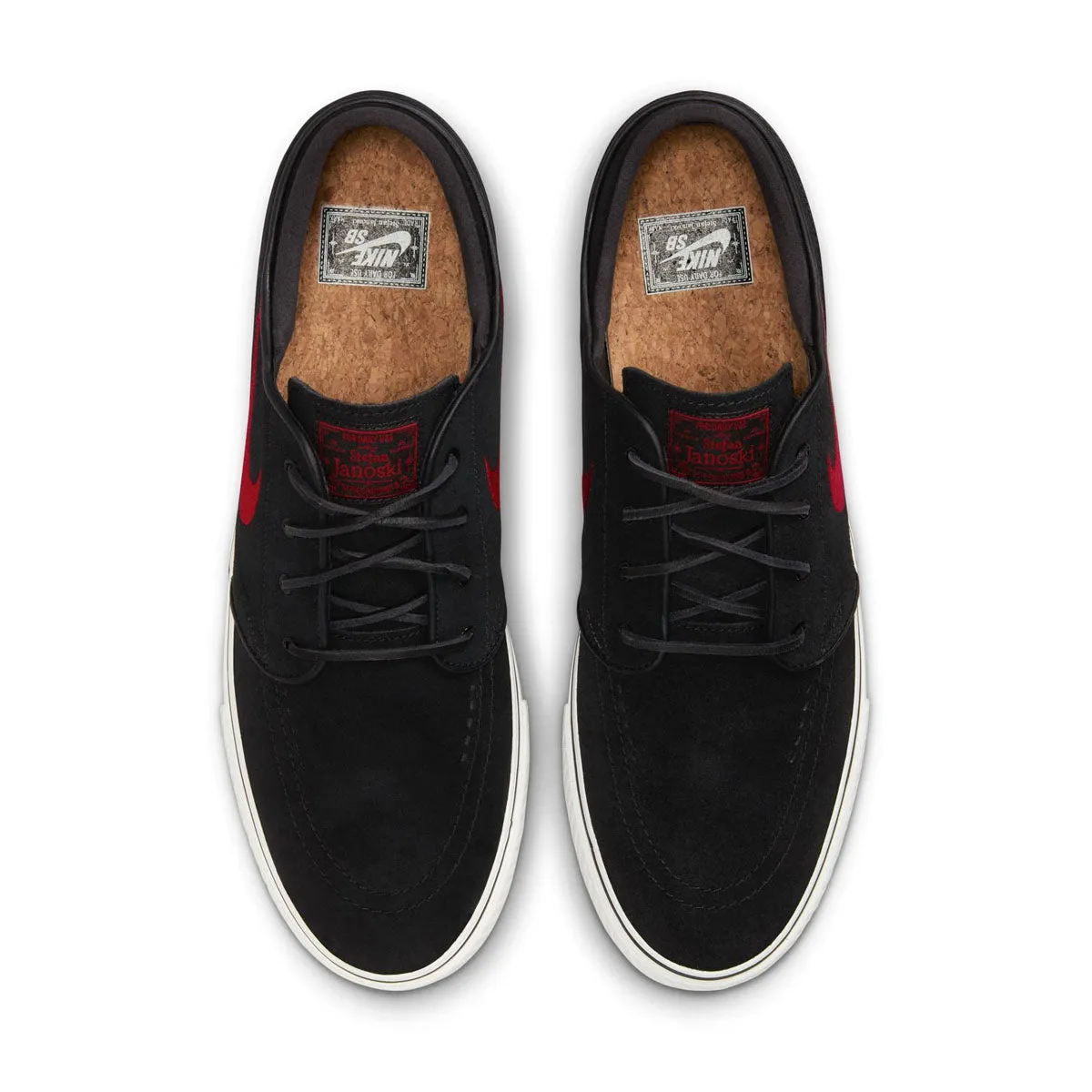 SB Zoom Janoski OG  'Black University Red' Natural Cushion Impact Protection System