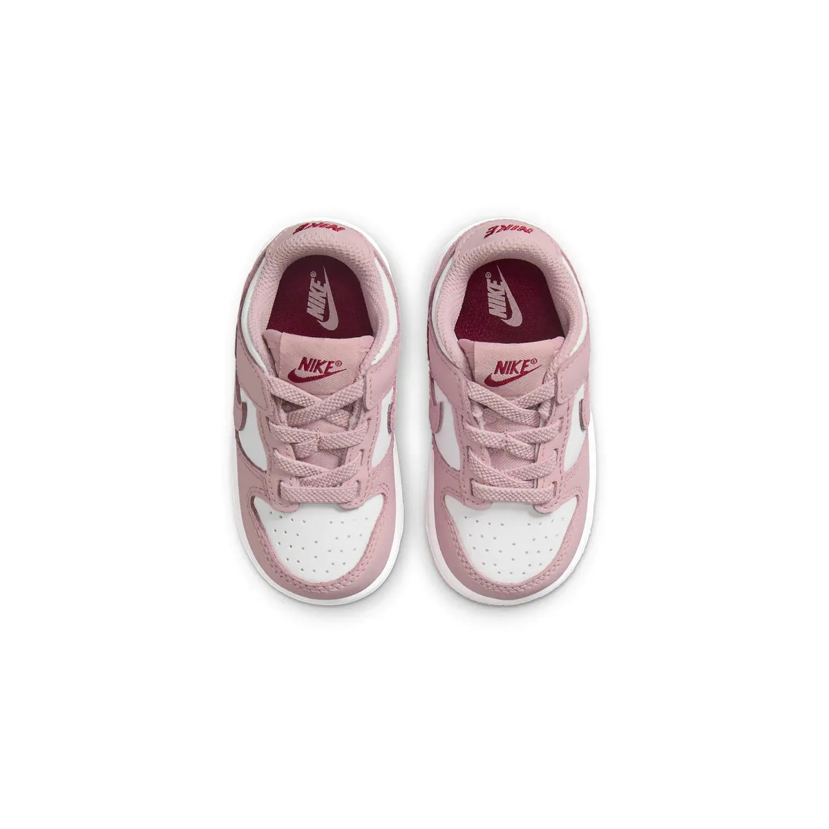 Push Harder Daily Use Toddlers Dunk Low 'White Pink Glaze'