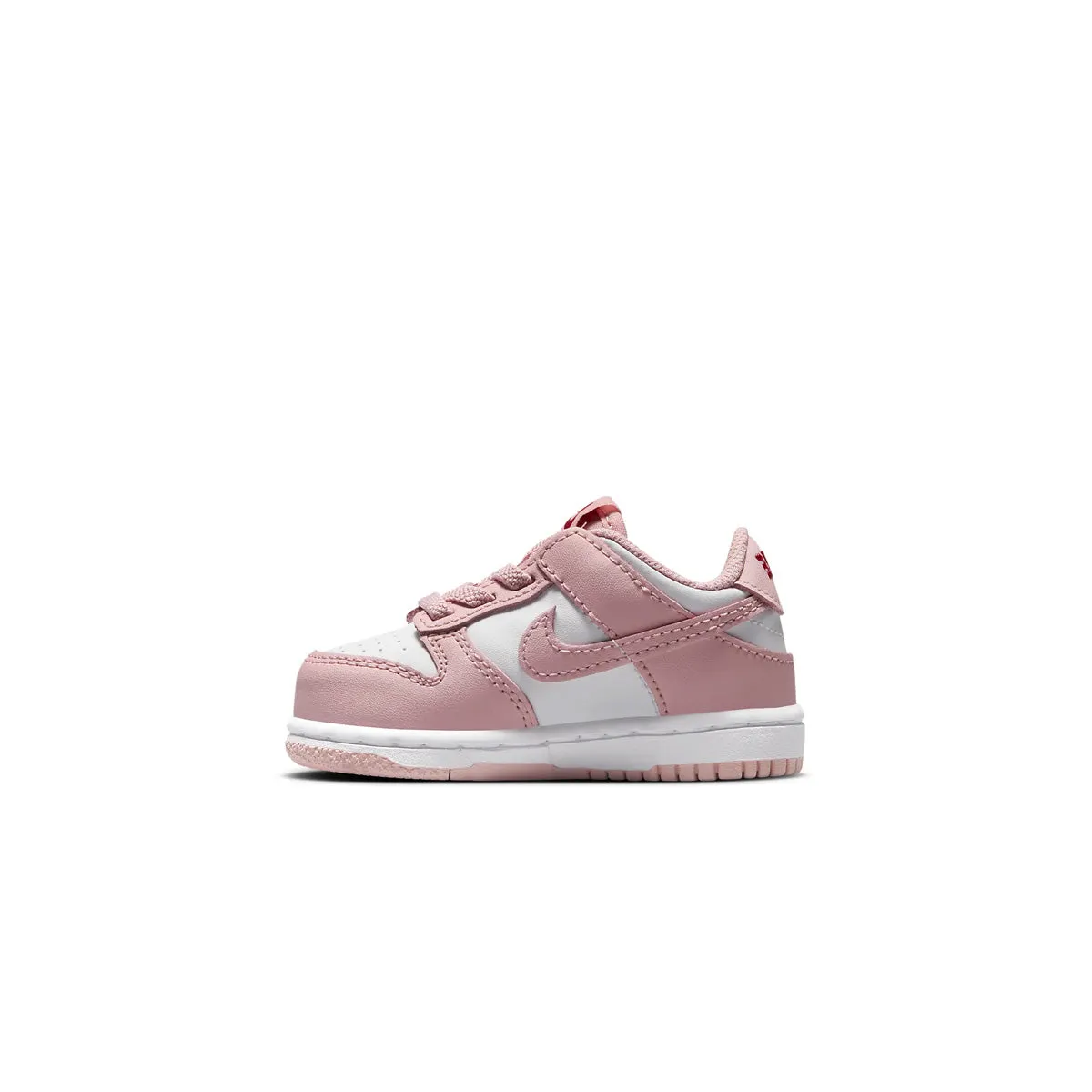 Zero Drop Sole Toddlers Dunk Low 'White Pink Glaze'