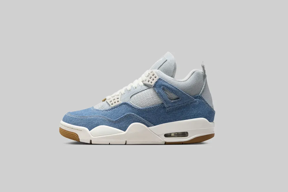 Women's Air Jordan 4 Retro 'Worn Blue' Midsole Stability Technology