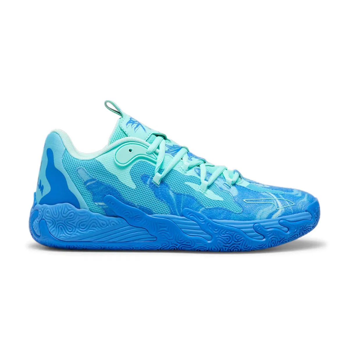Multi Layer Upper Support Dynamic Cushioning Layer   LaMelo Ball MB.03 Lo 'Team Hyperlink Blue'
