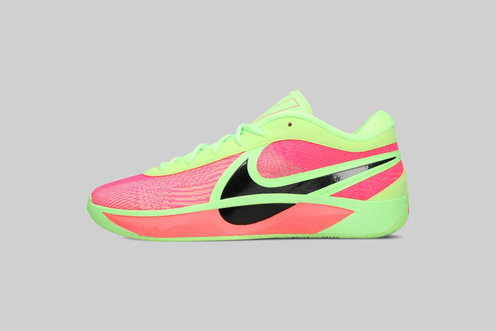 Stability Zone Functional Nike Giannis Freak 6 'Lime Blast and Hyper Pink'