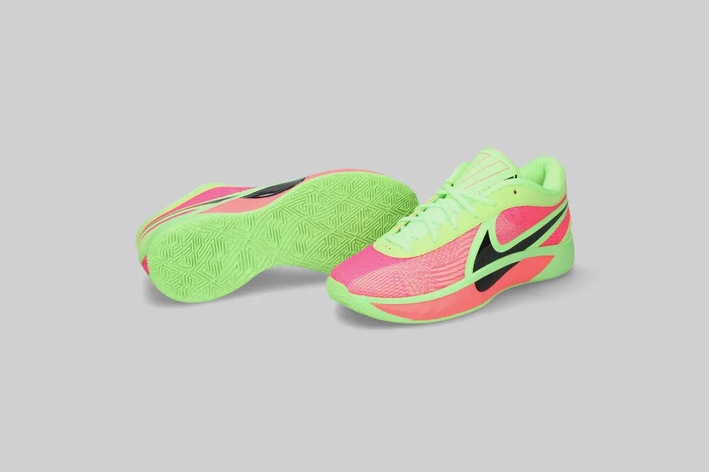 Street Focus Fast Flow Nike Giannis Freak 6 'Lime Blast and Hyper Pink'