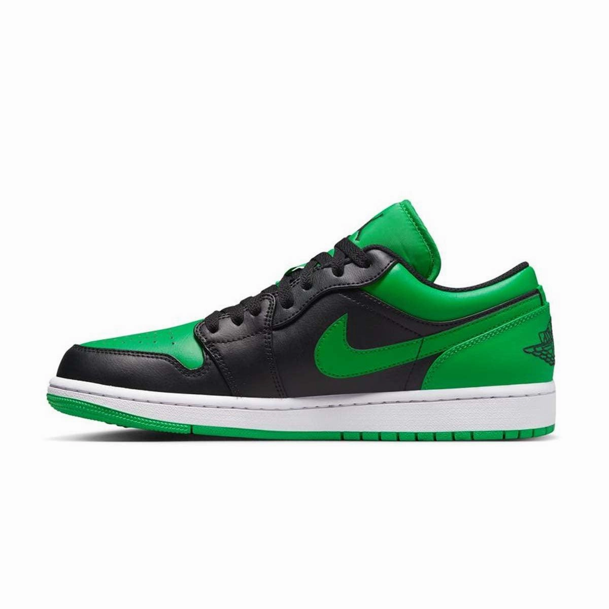 Land Soft Base Ventilation Channel Tech Air Jordan 1 Low 'Lucky Green'