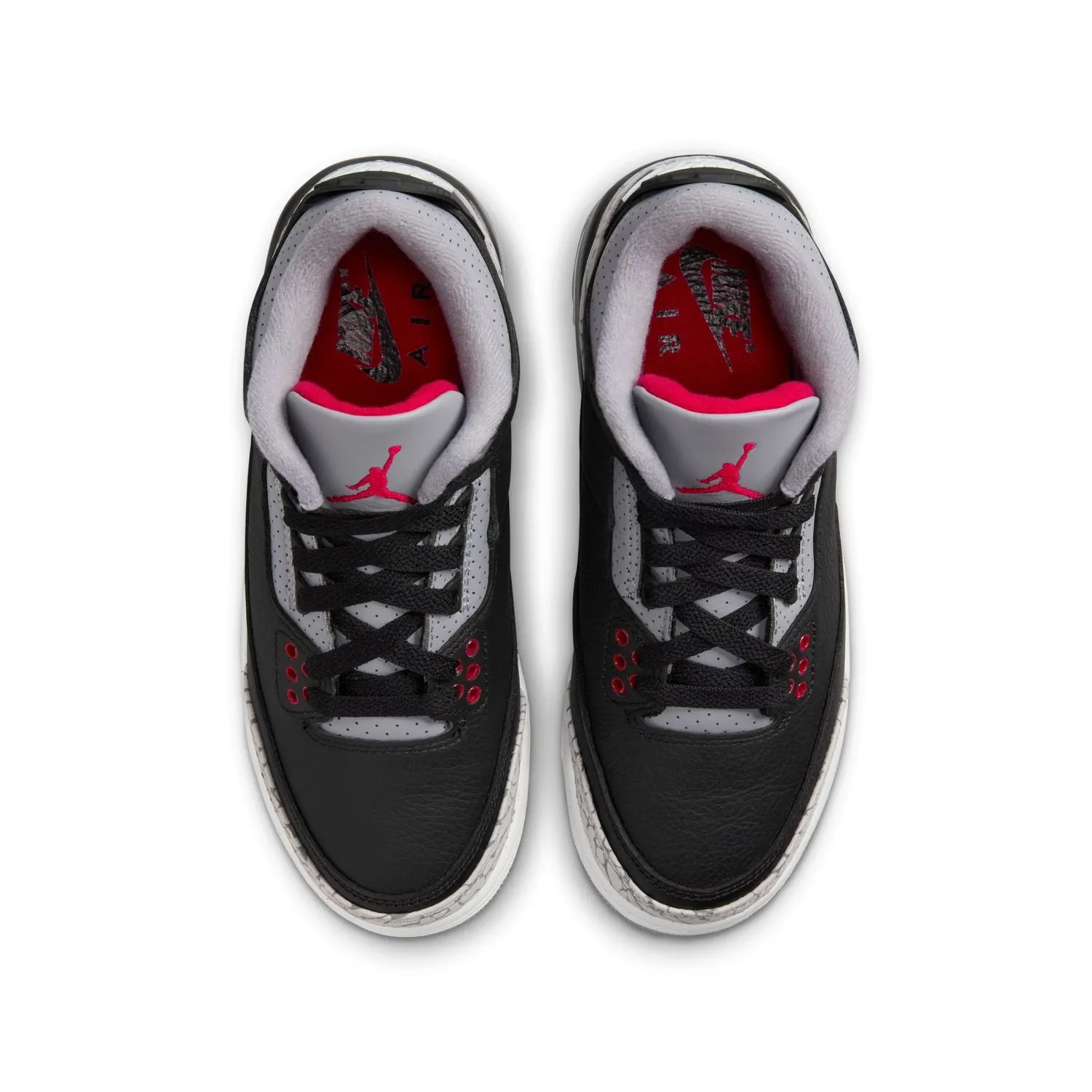 Dynamic Arch Support Anti Torsion Support Frame Kids Air Jordan 3 Retro 'Black Cement'