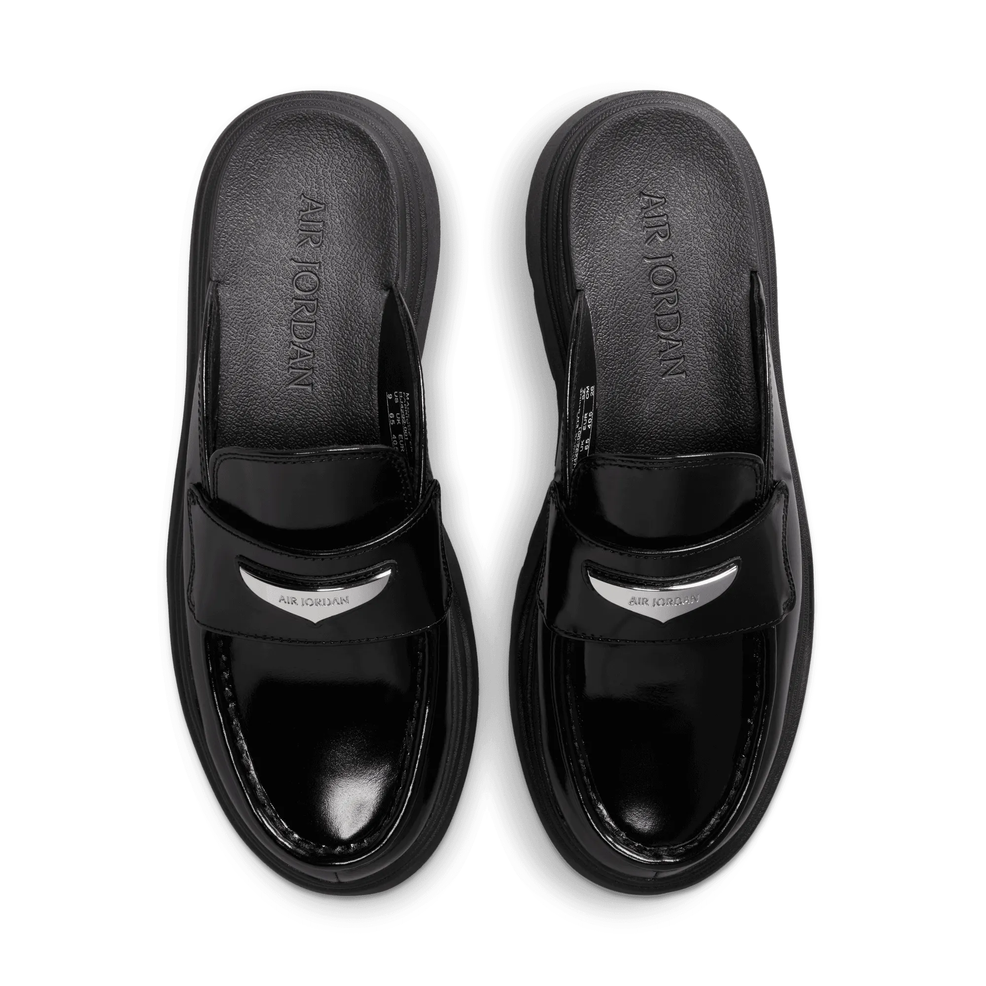 Wmns Air Jordan Mule 'Black' Traction Enhanced Pattern Perforated Toe Box