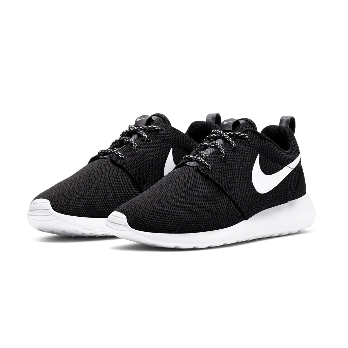 Wmns Roshe Run 'Black' Impact Cushion Durable Outsole