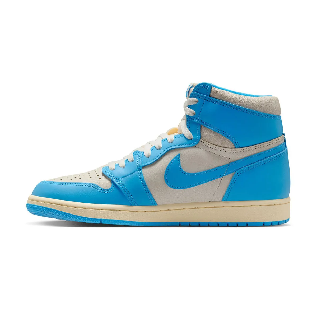 Sporty Design Multi Layer Midsole Stack Air Jordan 1 Retro High OG 'UNC Reimagined'