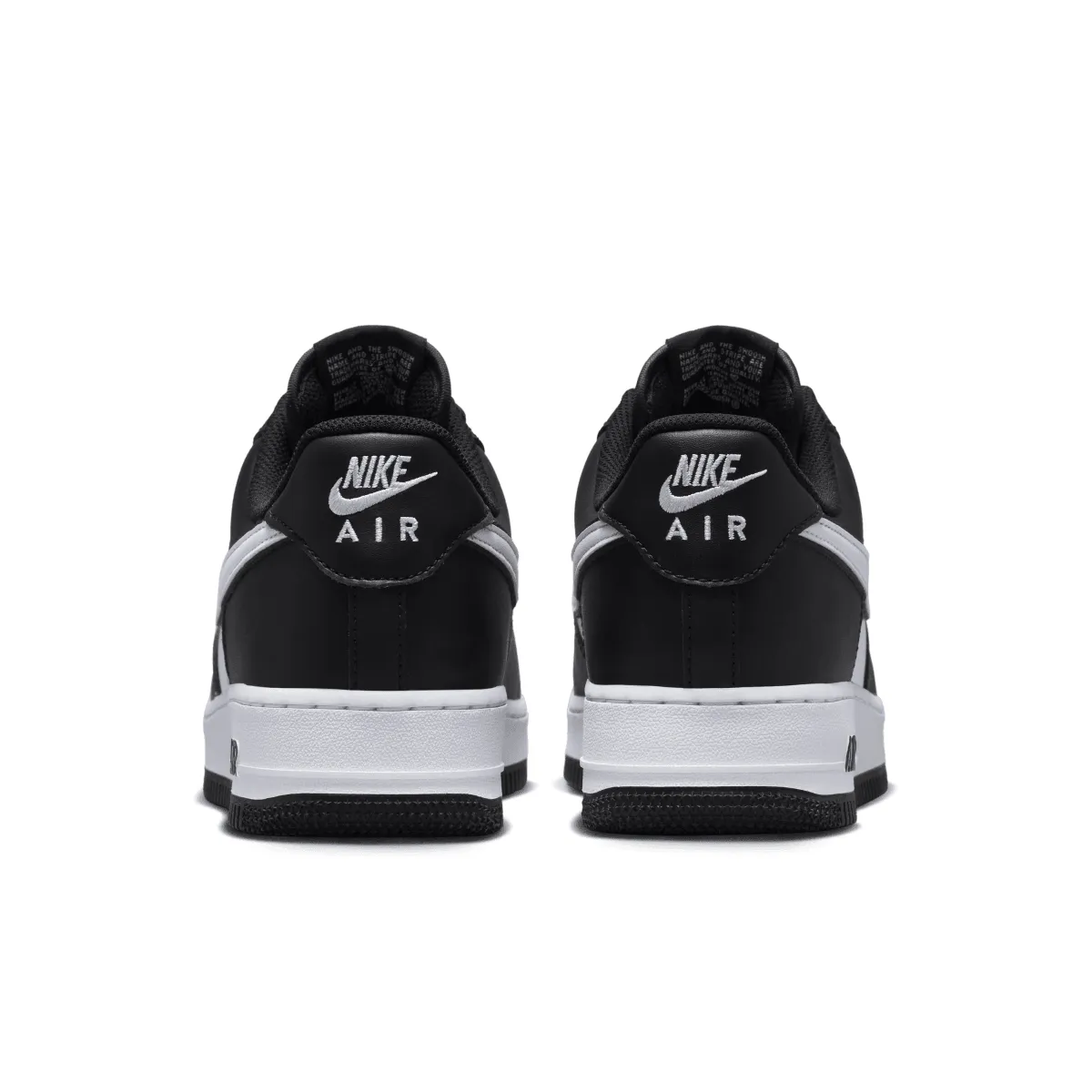 Air Force 1 '07 'Black White' Air Flow Channels Ultra Grip Pattern