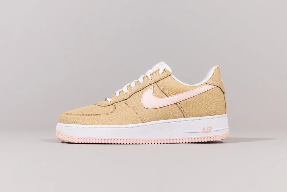 Nike Air Force 1 Low 'Canvas Linen' Low Impact Sole Water Resistant Knit