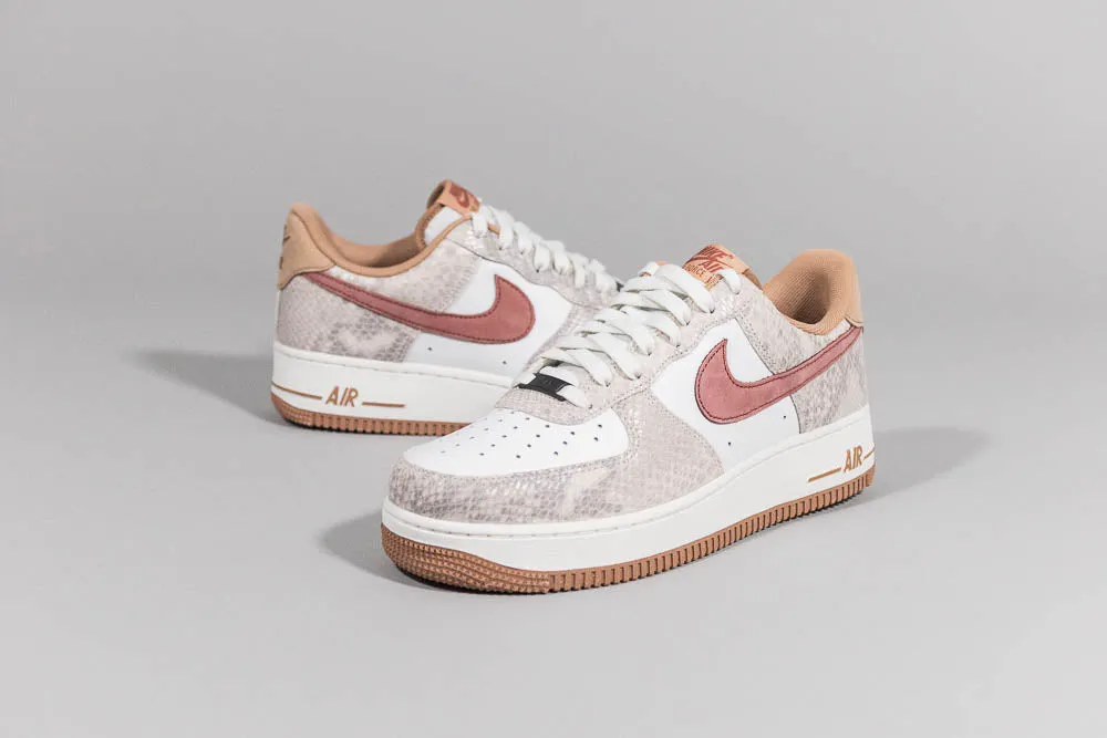 Recycled Components Nike Air Force 1 '07 LV8 'Canyon Rust and Snakeskin'