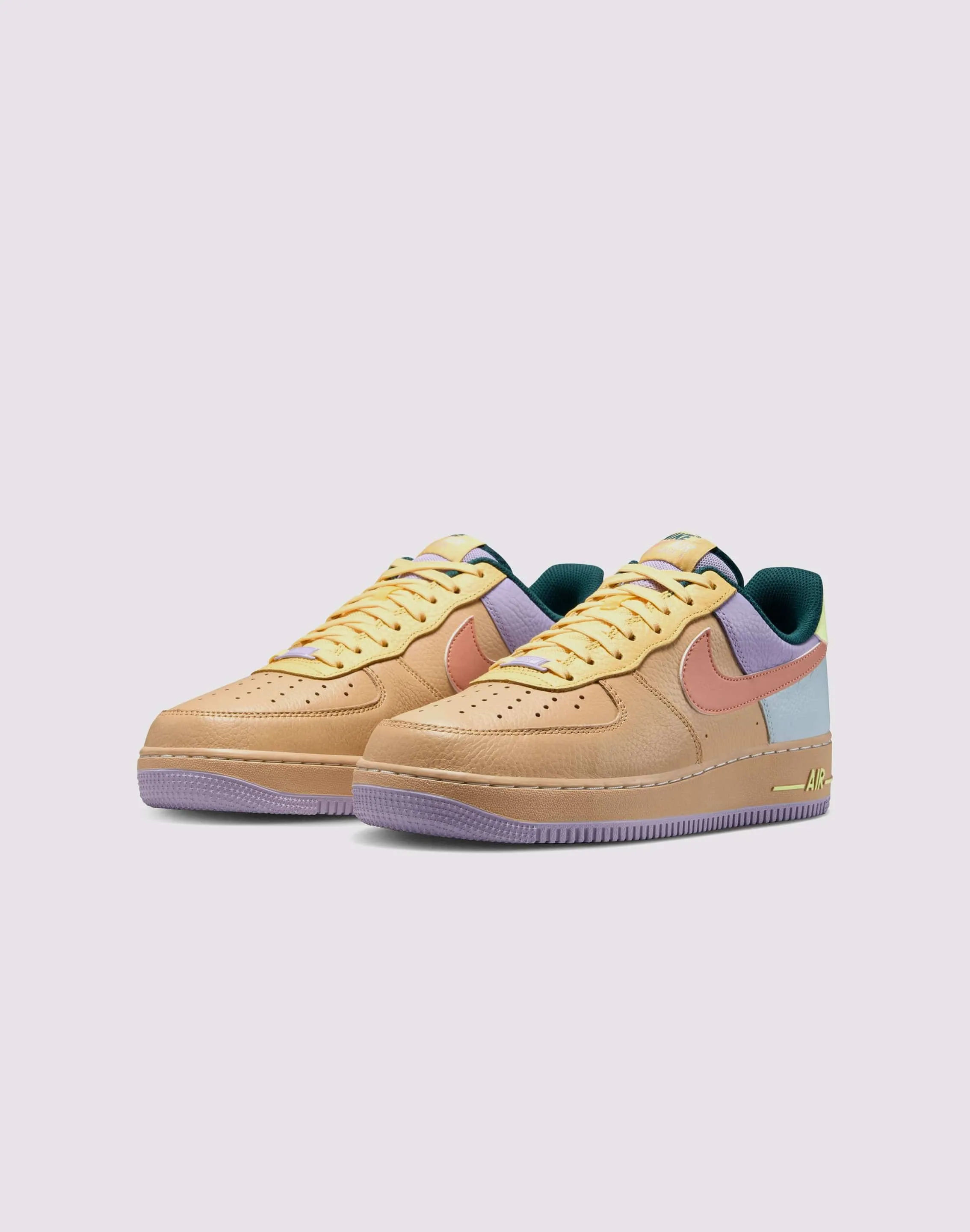 Enhanced Heel Cup Flex Zone Grooves Nike Air Force 1 '07 "Easter"