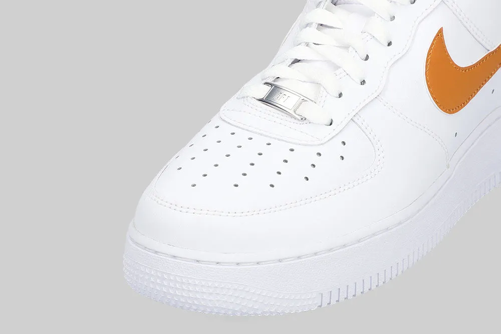 Nike Air Force 1 '07 SE 'White and Monarch' Easy Entry Flex Zones Engineering